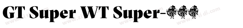 GT Super WT Super字体转换 GT Super WT Super字体转换